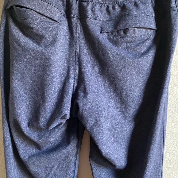 Lululemon Anti-Gravity Sweat Wicking Pant Heathered Deep Navy Athleisure Gym L - Picture 10 of 13
